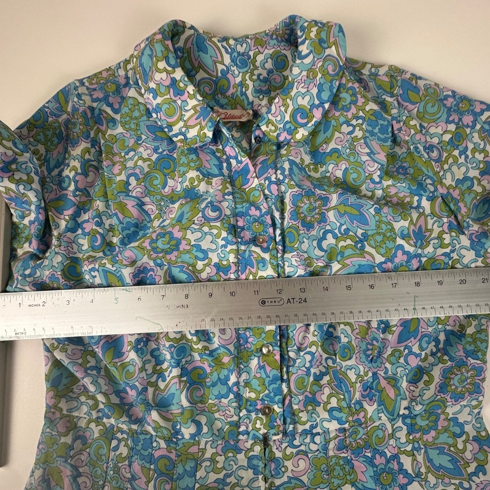VINTAGE late 60s shirt dress (Caldwell’s Casuals) - Picture 3 of 5
